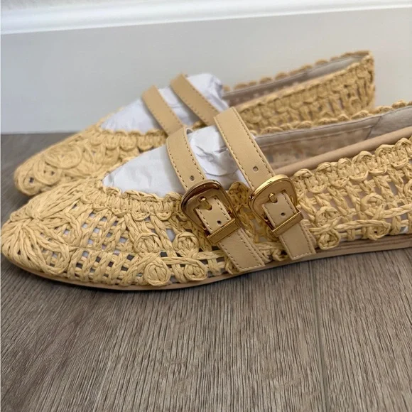 Dolce Vita Baylee Sunflower macrame flats ballet - Picture 4 of 8